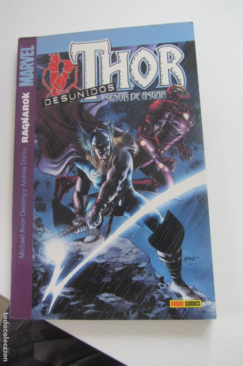 C&oacute;mics: MARVEL - RAGNAROK-THOR, SE&Ntilde;OR DE ASGAR, N&ordm;. 10- DESUNIDOS- PANINI BUEN ESTADO SDX80