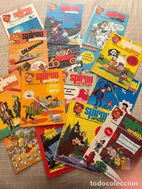 C&oacute;mics: SPIROU ARDILLA - 1 AL 15 COMPLETOS - INCLUYE POSTERS Y TAPAS DEL COLECCIONABLE