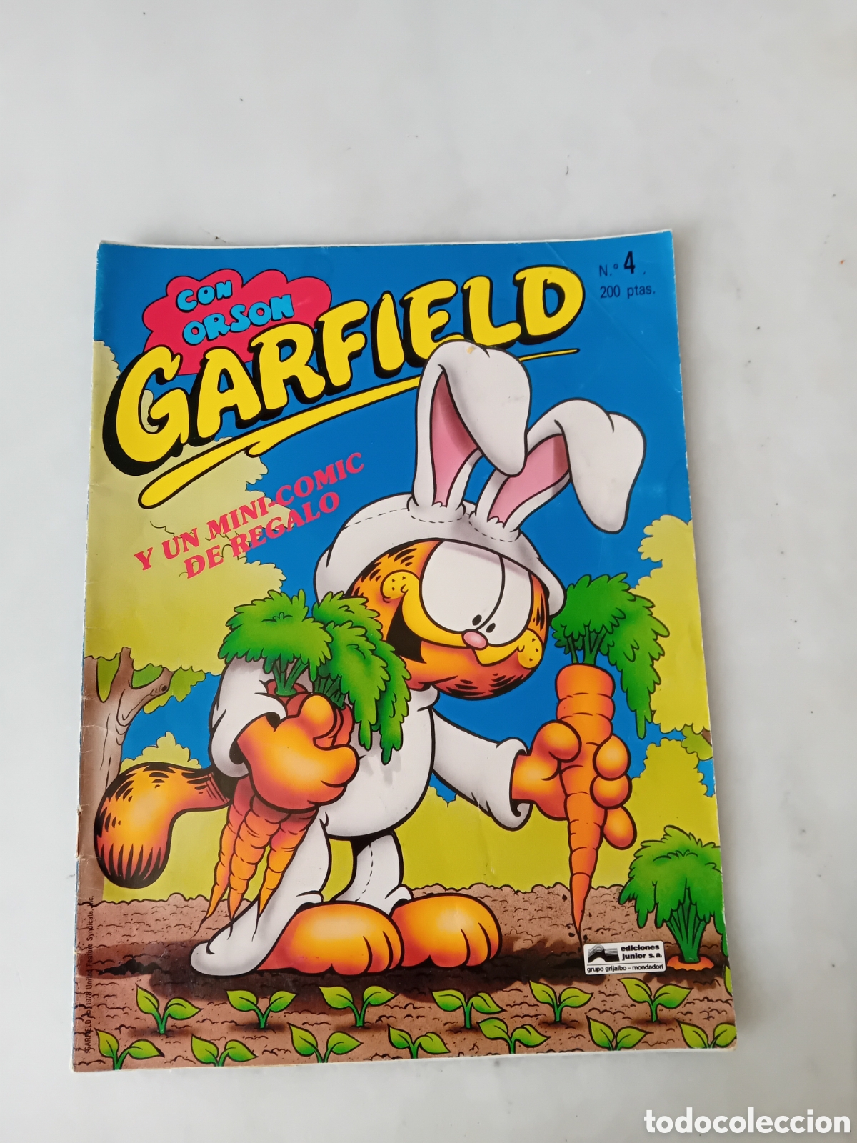 C&oacute;mics: GARFIELF. Con Orson. 1990.n&deg; 4