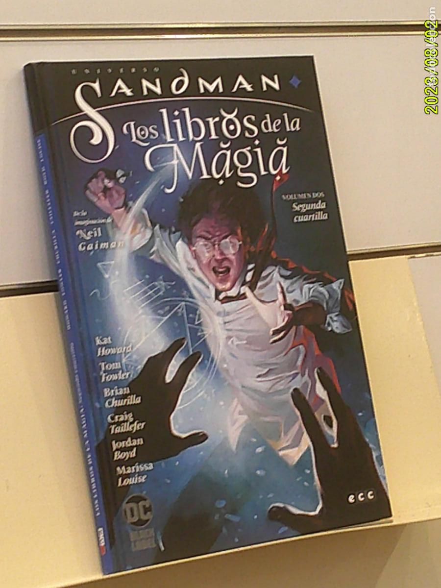 C&oacute;mics: UNIVERSO SANDMAN LOS LIBROS DE LA MAGIA VOL. 2 SEGUNDA CUARTILLA TOMO TAPA DURA DC - ECC OFERTA