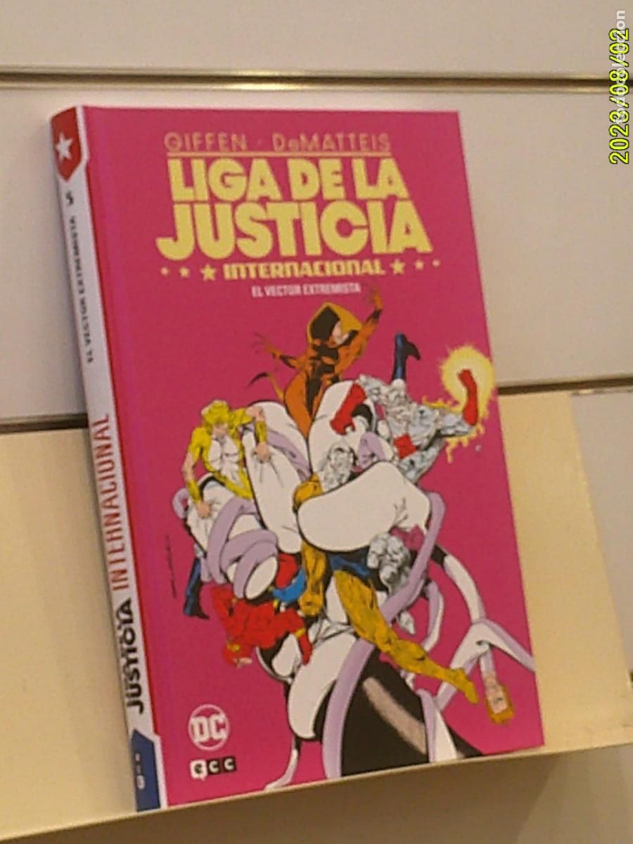 C&oacute;mics: LIGA DE LA JUSTICIA INTERNACIONAL VOL. 5 EL VECTOR EXTREMISTA TOMO TAPA DURA DC - ECC OFERTA
