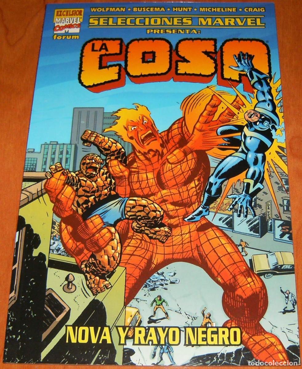 C&oacute;mics: SELECCIONES MARVEL ESPECIAL . LA COSA . NOVA Y RAYO NEGRO . SAGA COMPLETA . FORUM