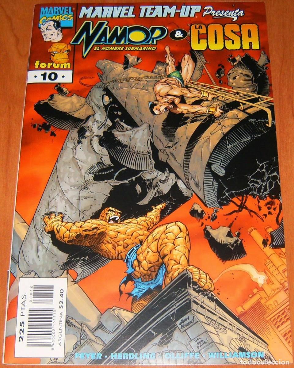 C&oacute;mics: MARVEL TEAM UP 10 . NAMOR Y LA COSA . FORUM
