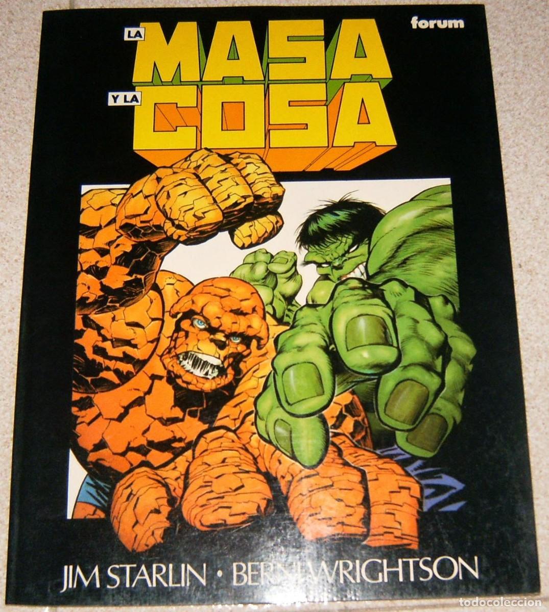 C&oacute;mics: NOVELA GRAFICA . LA MASA Y LA COSA . JIM STARLIN . BERNIE WRIGHTSON . FORUM