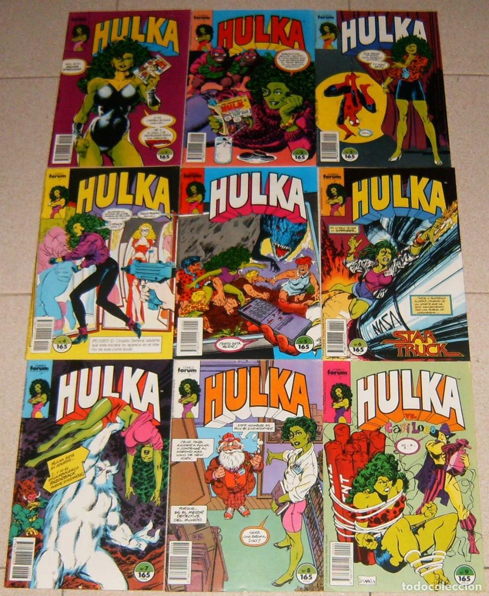 C&oacute;mics: HULKA 1 2 3 4 5 6 7 8 9 . FORUM . LOTE DE 9 EJEMPLARES