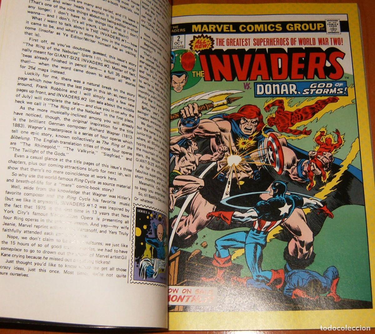 C&oacute;mics: THE INVADERS CLASSIC 1 ( LOS INVASORES ) Marvel Comics Edici&oacute;n original en INGLES - Foto 3
