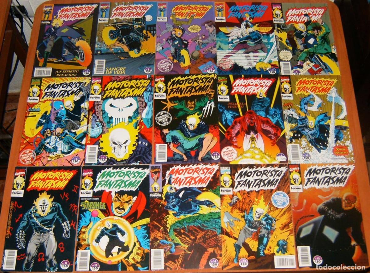 C&oacute;mics: MOTORISTA FANTASMA Vol.1 - 1 2 3 4 5 6 7 8 9 10 11 12 13 14 15 LOTE . Forum
