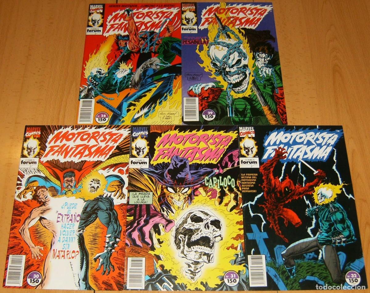 C&oacute;mics: MOTORISTA FANTASMA Vol.1 - 28 29 30 31 32 LOTE DE 5 NUMEROS . Forum