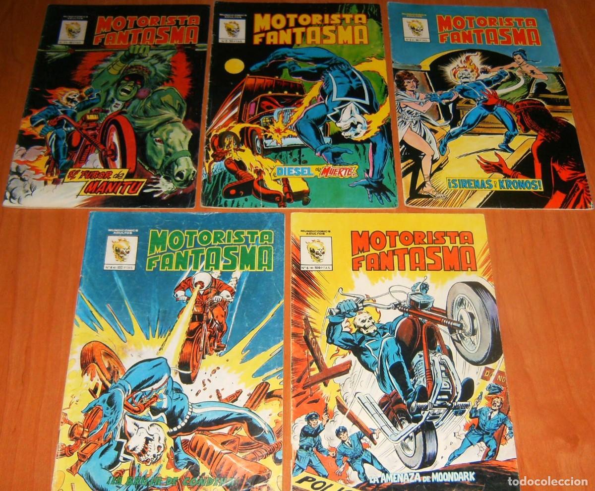 C&oacute;mics: MOTORISTA FANTASMA Mundi Comics VERTICE 1 2 3 4 6 . INCOMPLETA