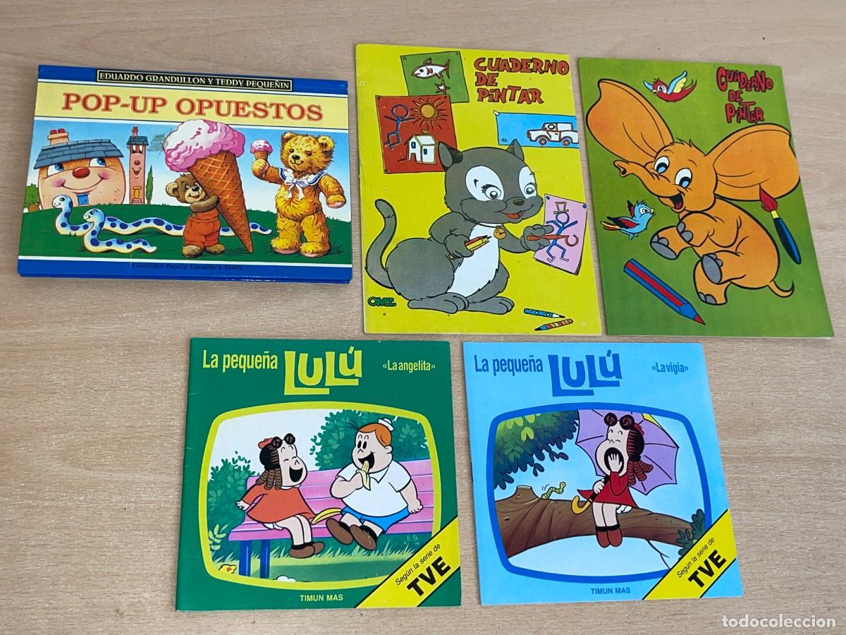 C&oacute;mics: Lote 5 comics: 2 de La Peque&ntilde;a Lul&uacute; Timun Mas, 2 de Cuaderno de Pintar Vilmar Ediciones y Teddy