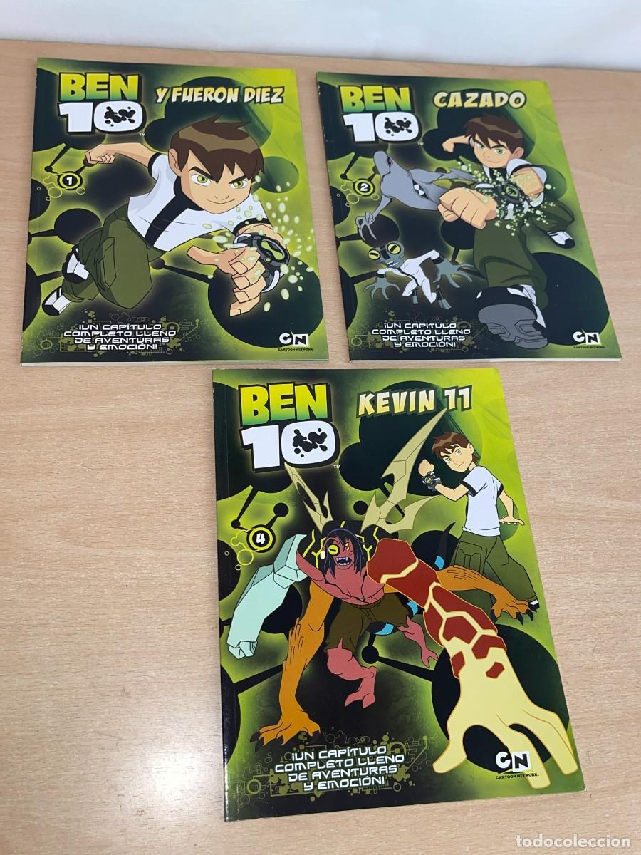 C&oacute;mics: Lote 3 comics BEN 10 Cartoon Network Ediciones El Pa&iacute;s n&uacute;meros 1, 2 y 4 Primera Edici&oacute;n 2010