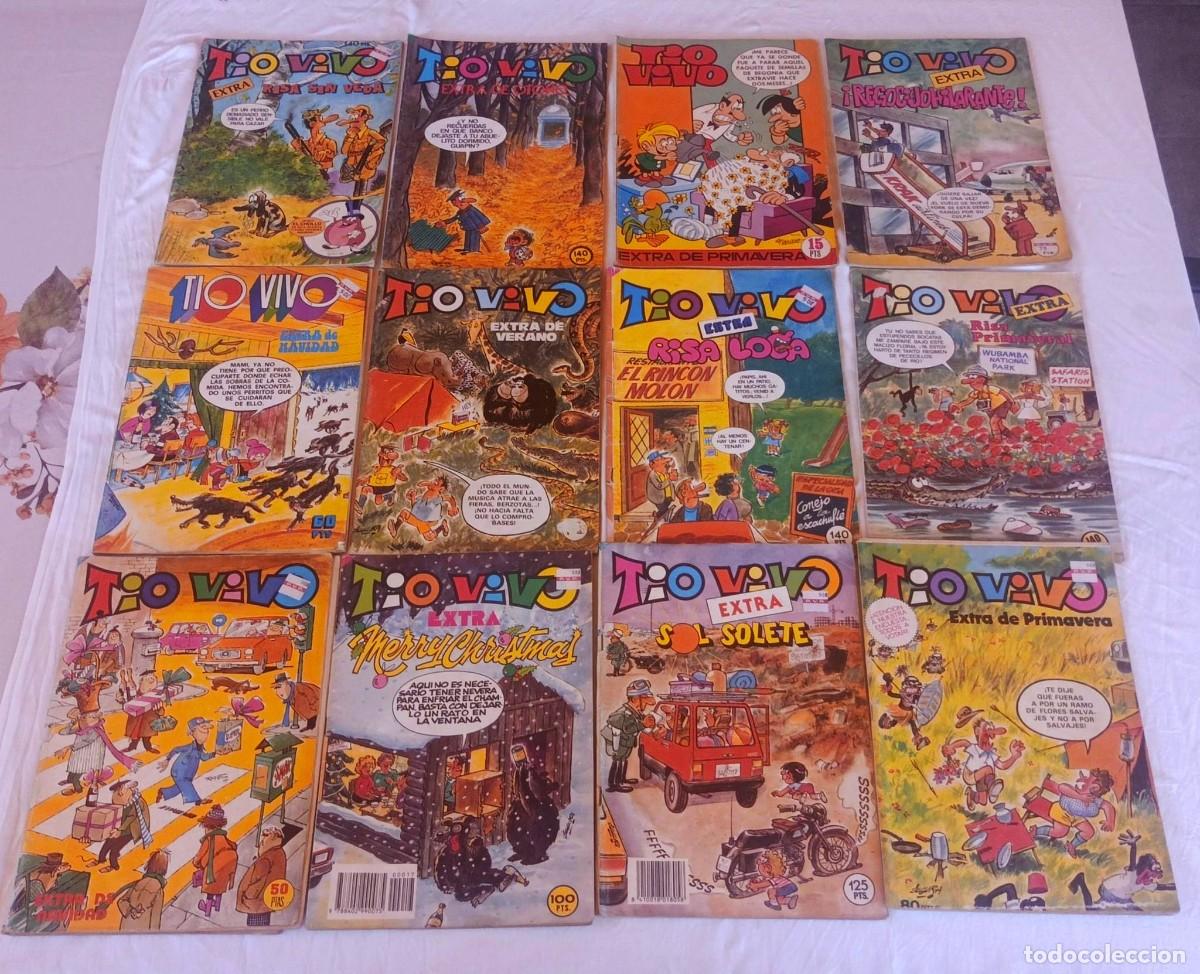 C&oacute;mics: T&iacute;o Vivo Extra Lote de 12 n&uacute;meros