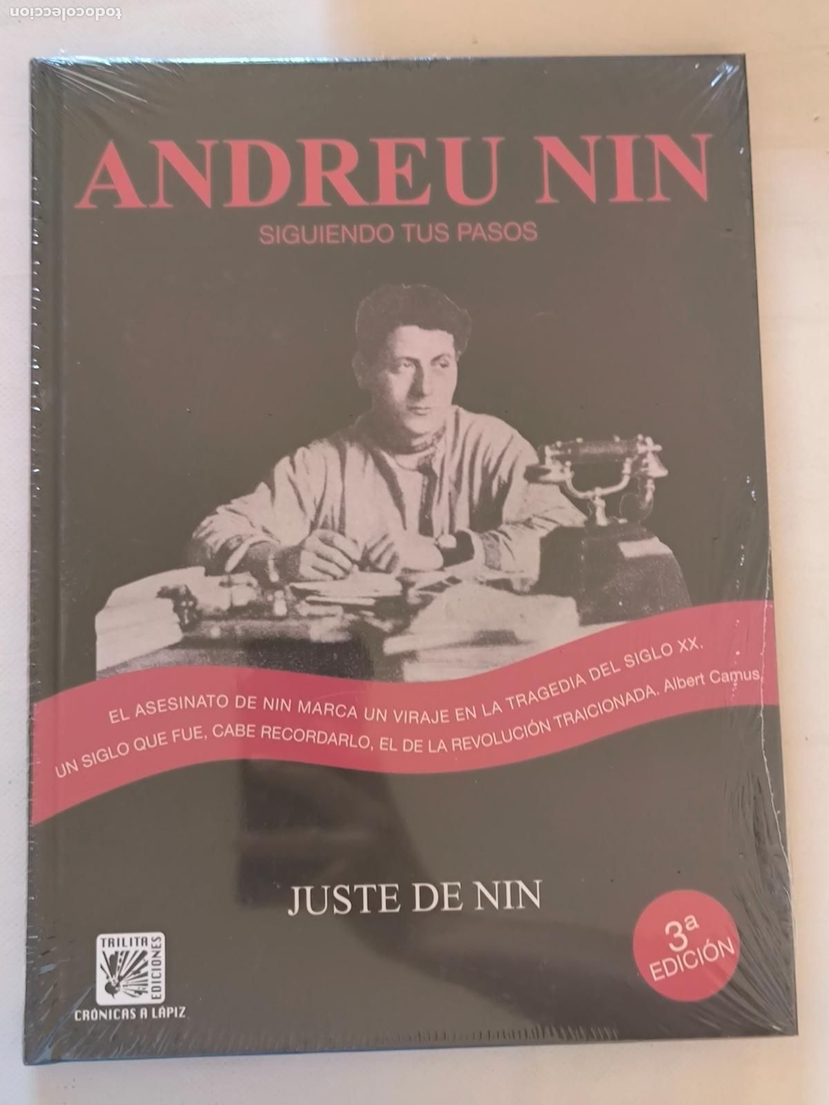 C&oacute;mics: ANDREU NIN - SIGUIENDO TUS PASOS - JUSTE DE NIN - TRILITA - TAPA DURA - NUEVO, PRECINTADO (369*w)
