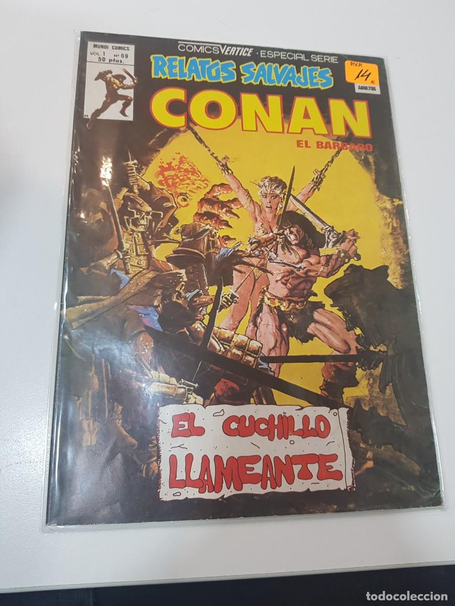 C&oacute;mics: MUNDICOMICS RELATOS SALVAJES CONAN EL BARBARO VERTICE ESPECIAL SERIE VOL1 N&ordm;69 EL CUCHILLO LLAMEANTE