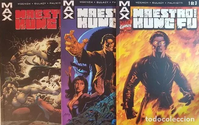 C&oacute;mics: SHANG-CHI MAESTRO DE KUNG-FU . MASTER OF KUNG-FU . 1 2 3 . LINEA MAX . OBRA COMPLETA . FORUM