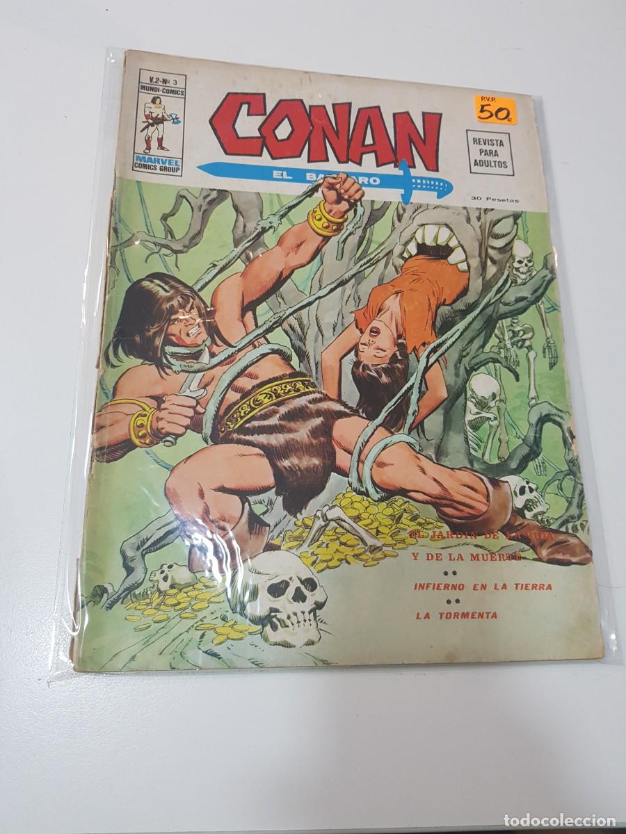 C&oacute;mics: COMIC CONAN EL BARBARO MUNDICOMICS REVISTA PARA ADULTOS EL JARDIN DE LA VIDA Y LA MUERTE