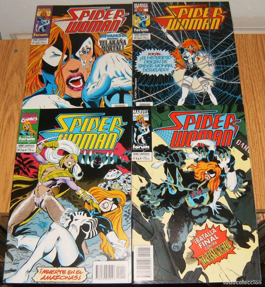 C&oacute;mics: SPIDERWOMAN 1 2 3 4 . MINISERIE COMPLETA . FORUM