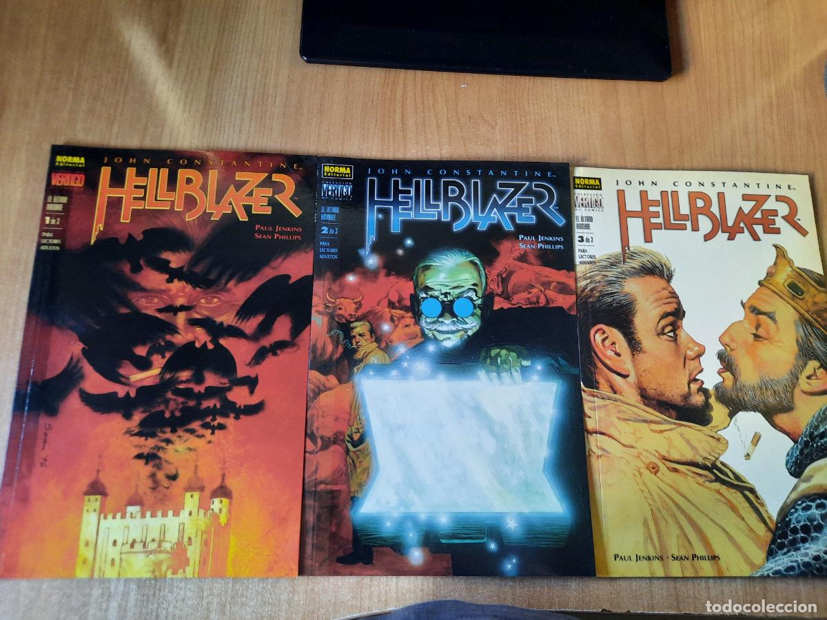 C&oacute;mics: HELLBLAZER N&ordm; 1 AL 3 - SERIE LIMITADA- N&ordm;184,185 Y 187 - ED. NORMA