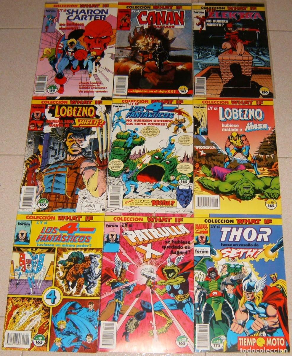 C&oacute;mics: WHAT IF? Vol.1 N&ordm;s 4 7 12 13 14 16 19 20 48 67 NUMEROS SUELTOS . FORUM