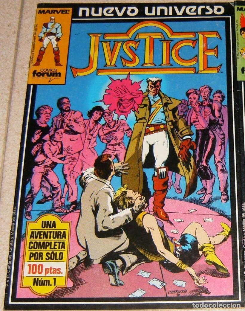 C&oacute;mics: JUSTICE 1 . NUEVO UNIVERSO . FORUM