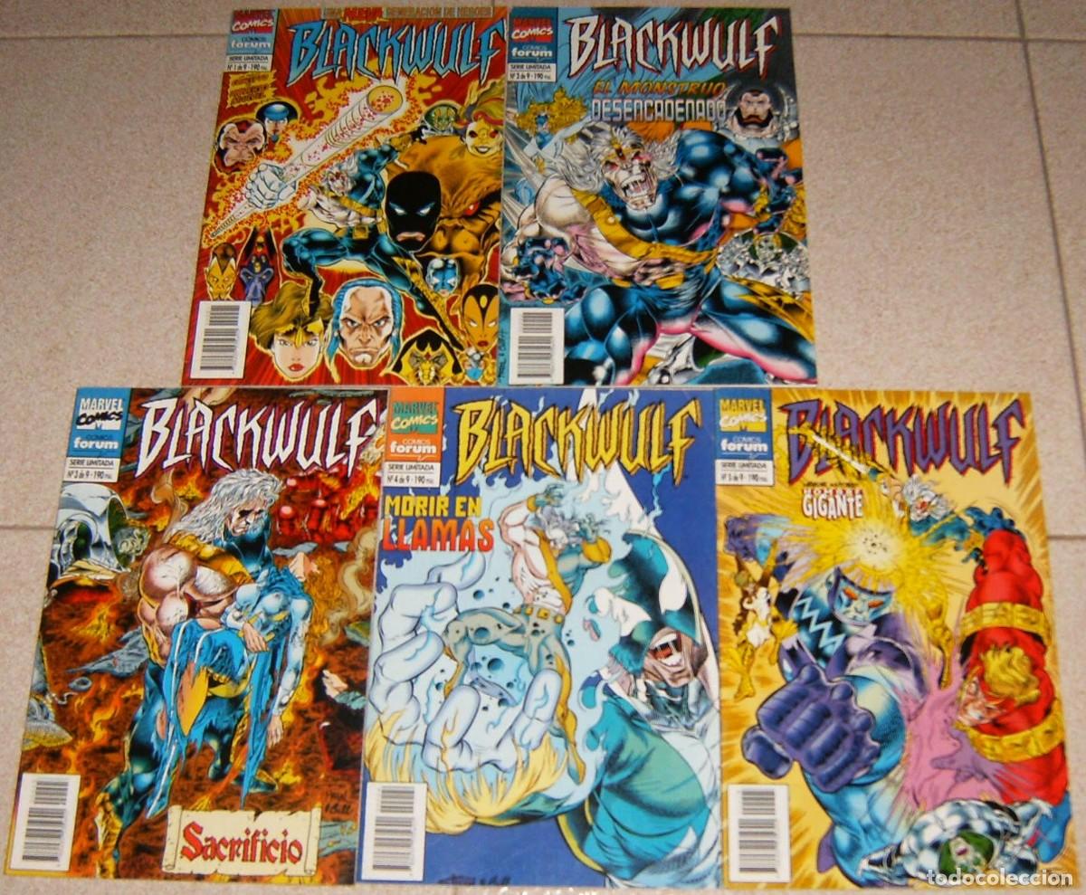 C&oacute;mics: BLACKWULF 1 2 3 4 5 ( DE 9 ) . FORUM . LOTE DE 5 N&Uacute;MEROS