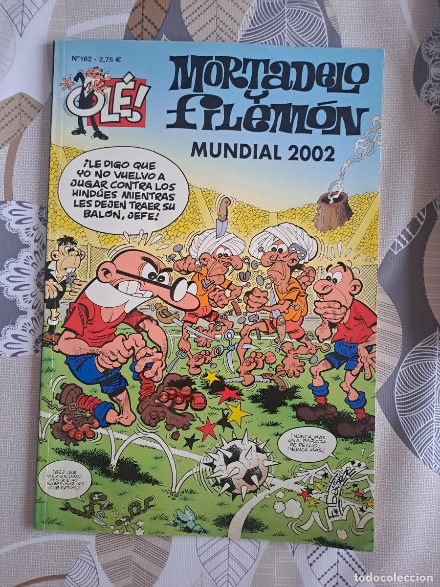 C&oacute;mics: Ole 162, Mortadelo y Filem&oacute;n, mundial 2002, ediciones B en muy buen estado