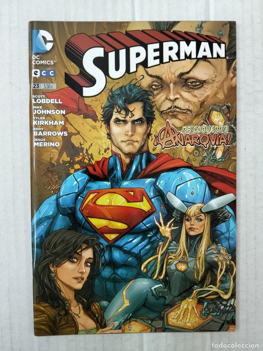 C&oacute;mics: SUPERMAN n&ordm; 23. Lobdell, Johnson, Kirkham, Barrows, Merino. ECC