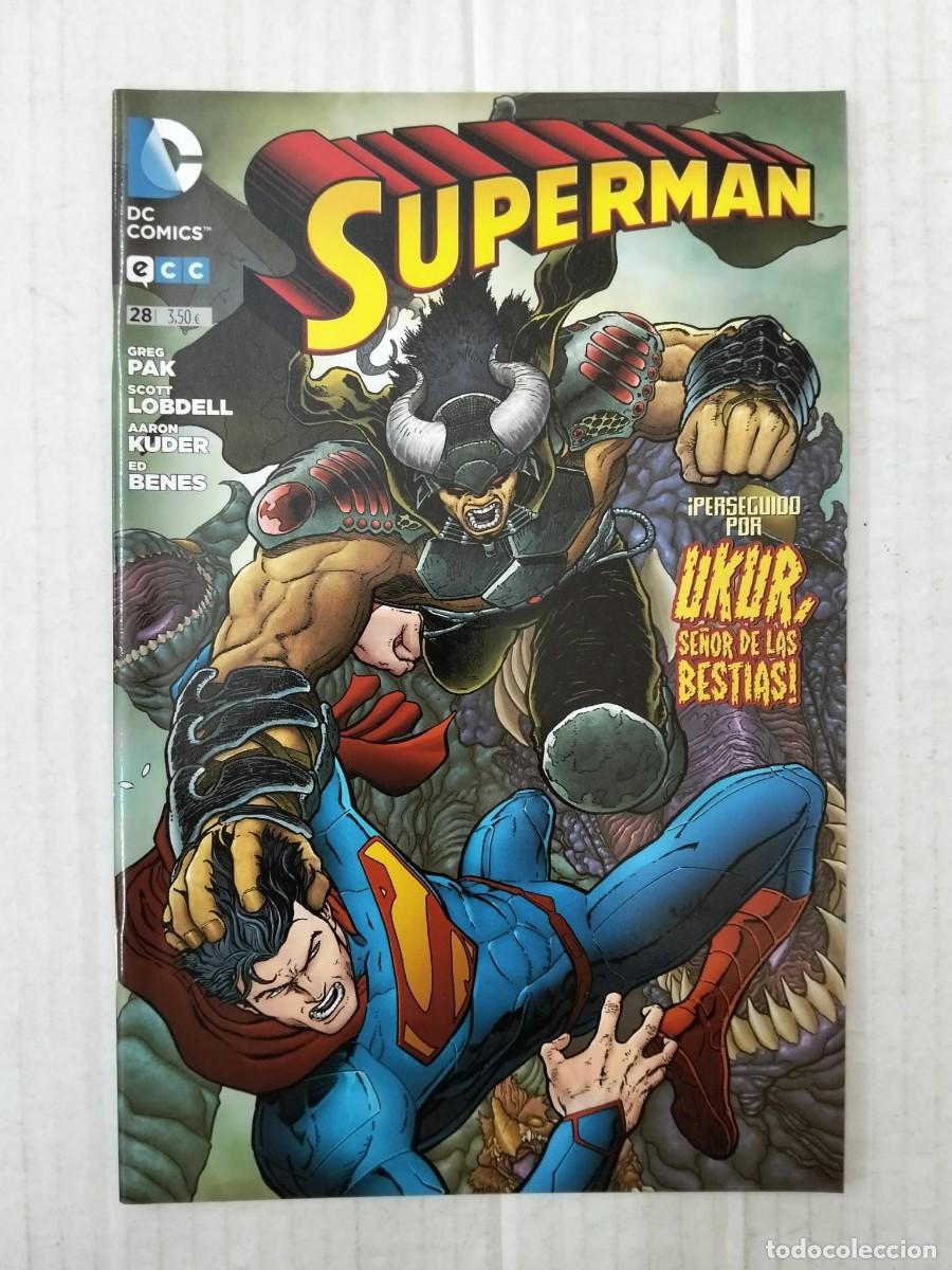 C&oacute;mics: SUPERMAN n&ordm; 28. Pak, Lobdell, Kuder, Benes. ECC