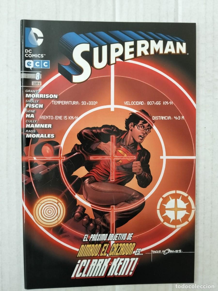 C&oacute;mics: SUPERMAN n&ordm; 8. Morrison, Fisch, Ha, Hamner, Morales. ECC