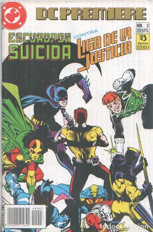 Comics: Zinco: DC Premiere numero 03: Escuadron Suicida contra liga de la justicia (numerado 2 en trasera) -