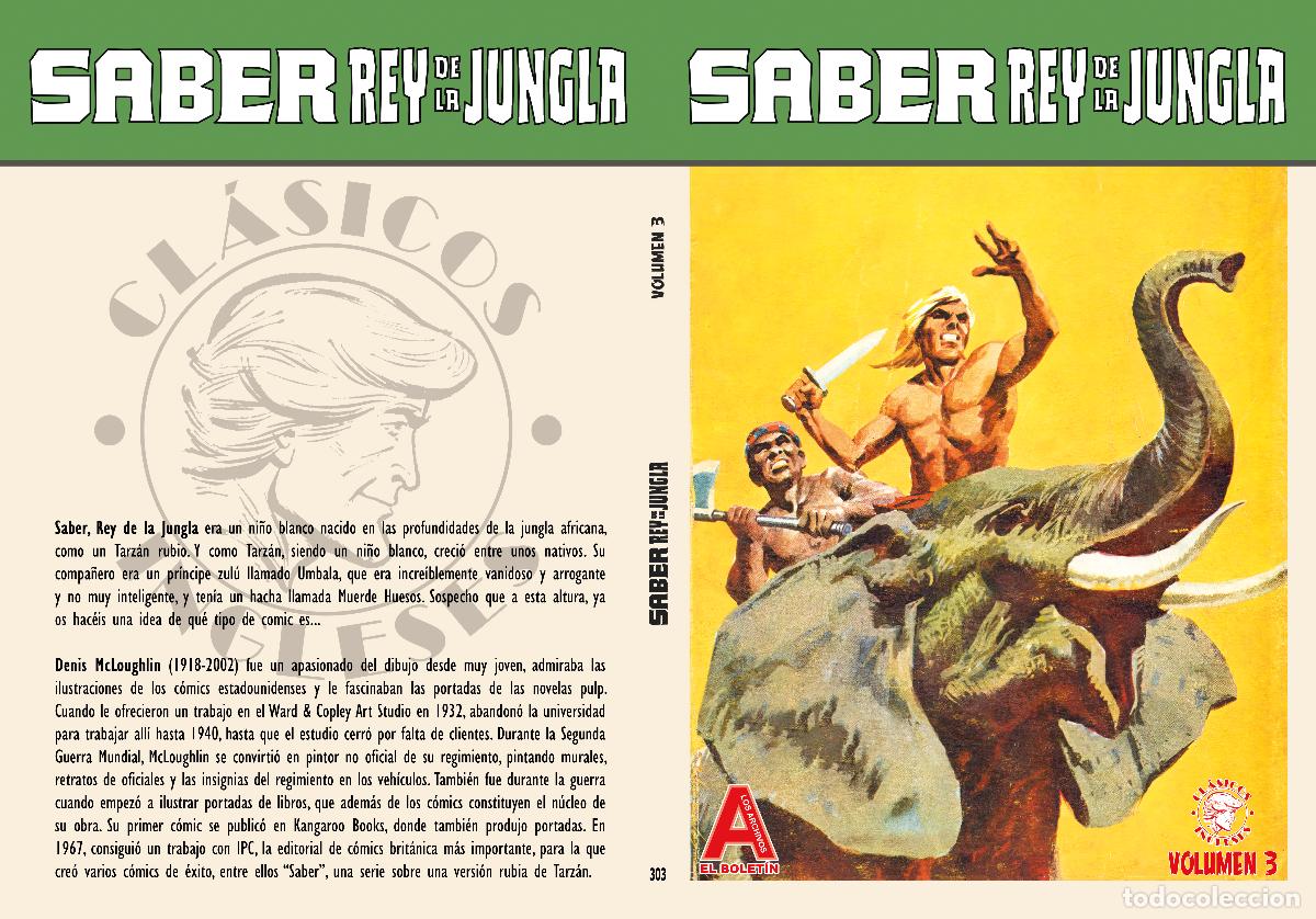 Comics: Los Archivos de El Boletin volumen 303: Saber rey de la jungla vol 3 -