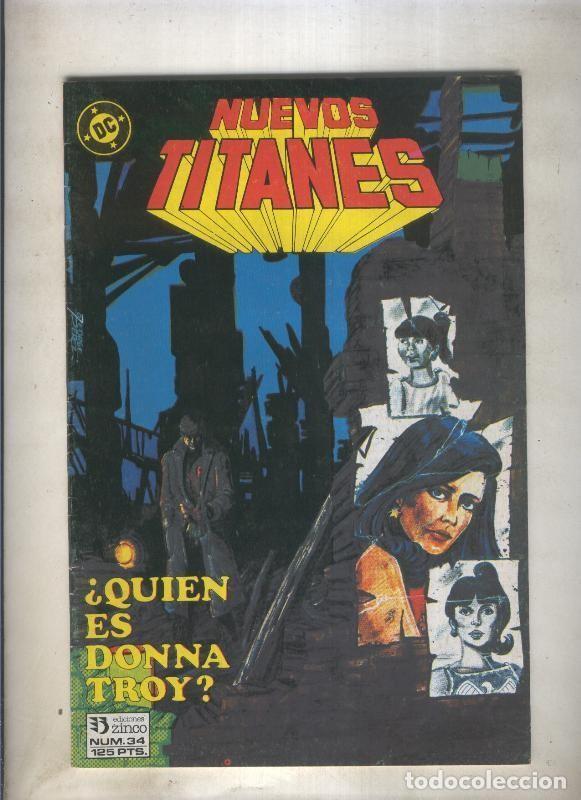 Comics : Nuevos Titanes volumen 1 numero 34 (numerado 2 en trasera) - Varios