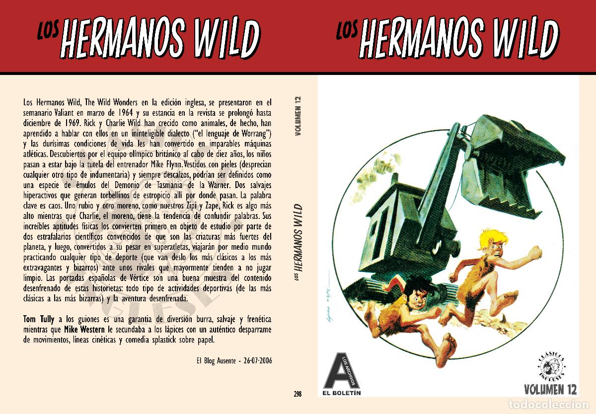 Comics: Los Archivos de El Boletin volumen 298: Los Hermanos Wild vol 12 - Tom Tully - Mike Western