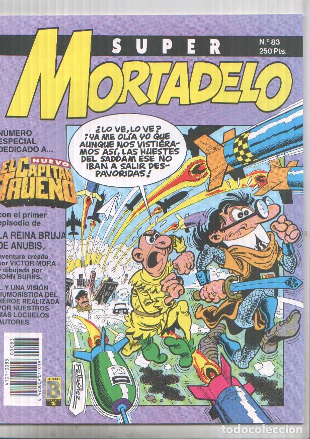 Comics : Super Mortadelo numero 83: primer episodio de LA REINA BRUJA DE ANUBIS (capitan trueno) - varios
