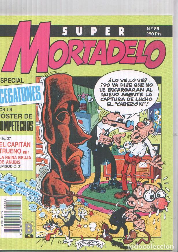 Comics: Super Mortadelo numero 85: tercer episodio de LA REINA BRUJA DE ANUBIS (capitan trueno) - varios