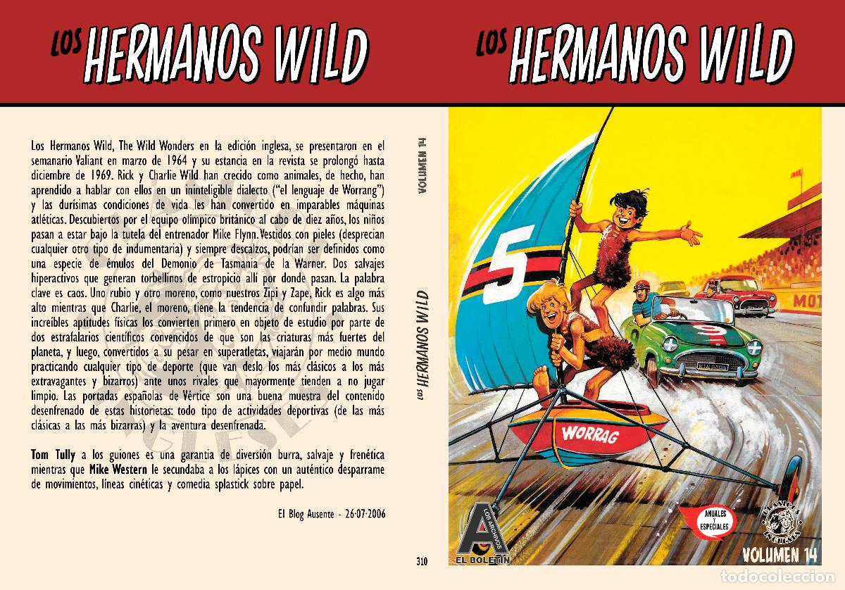 C&oacute;mics: Los Archivos de El Boletin volumen 310 : Los Hermanos Wild vol 14 - Tom Tully - Mike Western