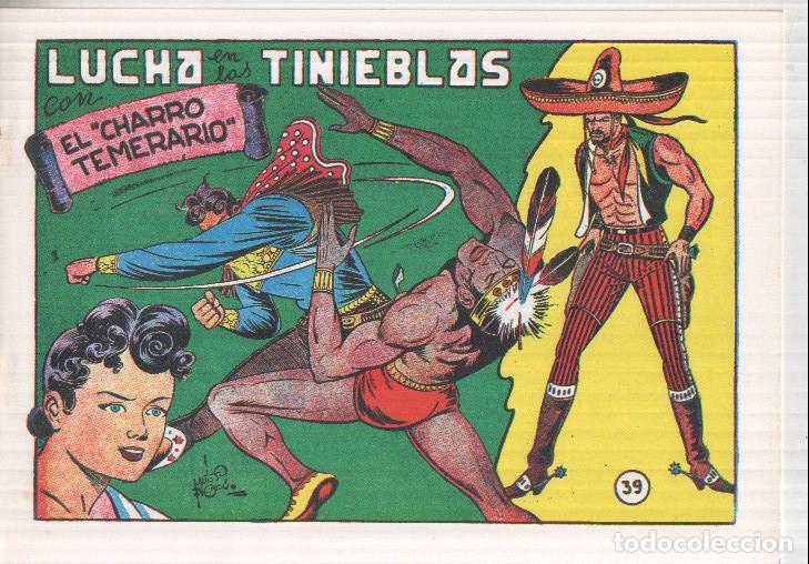 Comics: Facsimil El charro temerario numero 39: Lucha en las tinieblas - Matias Alonso