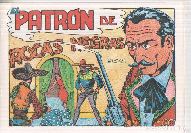 Comics: Facsimil El charro temerario numero 21: El patron de rocas negras - Matias Alonso