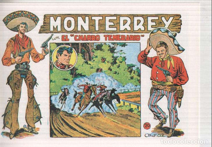 Comics: Facsimil El charro temerario numero 20: Monterrey - Matias Alonso