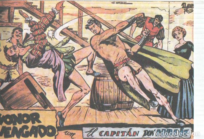 Comics: Facsimil: El Capitan don Nadie numero 19 Honor vengado - Jose Ortiz