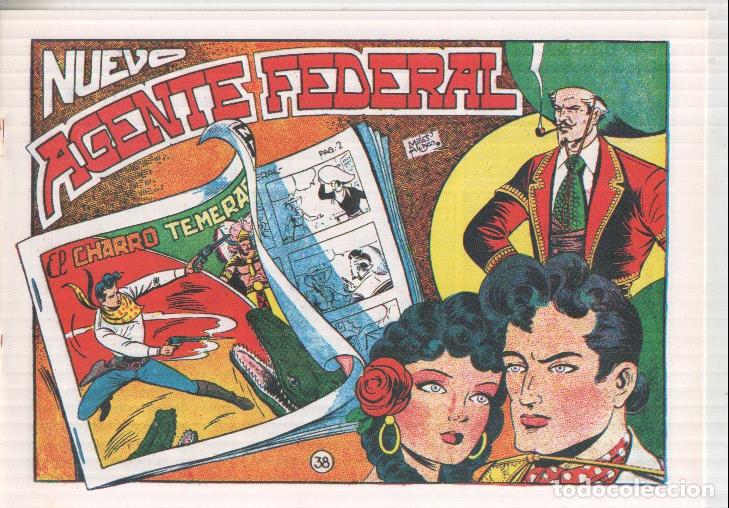 Fumetti: Facsimil El charro temerario numero 38: Nuevo agente federal - Matias Alonso