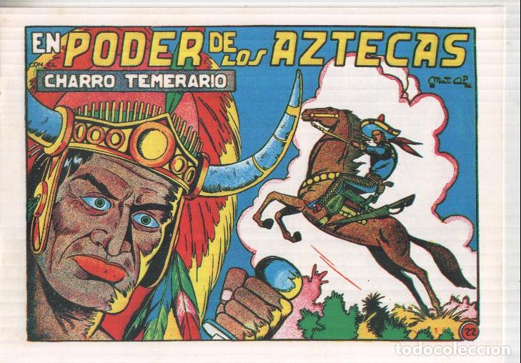 Comics: Facsimil El charro temerario numero 22: En poder de los Aztecas - Matias Alonso