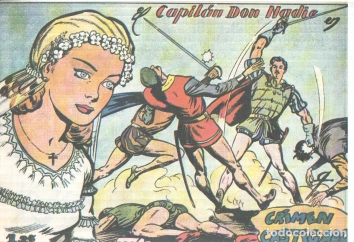 C&oacute;mics: Facsimil: El Capitan don Nadie numero 18: Crimen castigado - Jose Ortiz