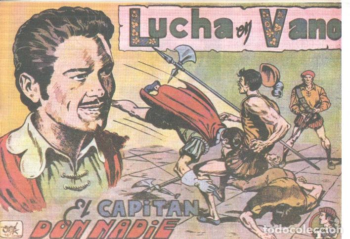 C&oacute;mics: Facsimil: El Capitan don Nadie numero 16: Lucha en vano - Jose Ortiz