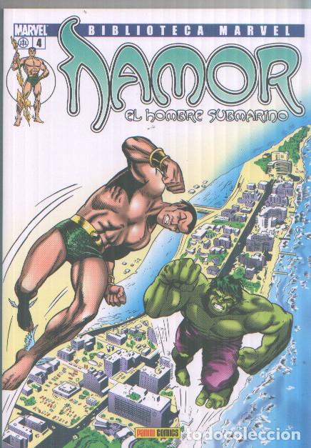 Fumetti: Panini: Biblioteca Marvel: Namor el hombre submarino numero 04 - varios