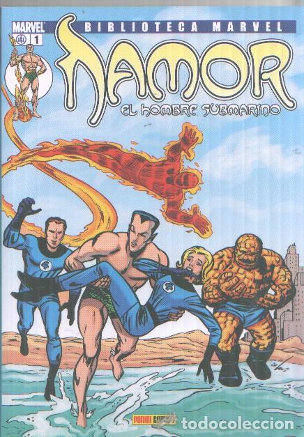 Comics : Panini: Biblioteca Marvel: Namor el hombre submarino numero 01 - varios