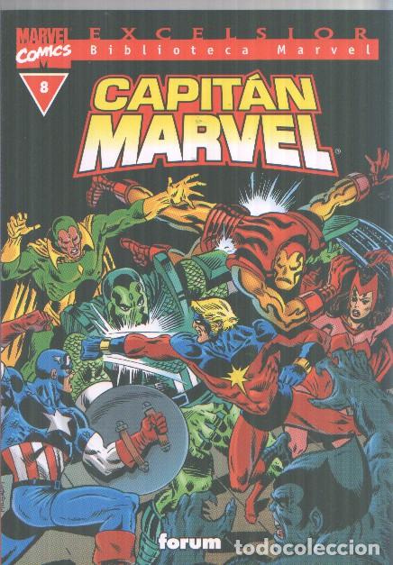 Fumetti: Panini:Capitan Marvel numero 08: Excelsior Biblioteca Marvel: - varios