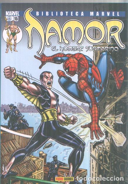 C&oacute;mics: Panini: Biblioteca Marvel: Namor el hombre submarino numero 15 - varios