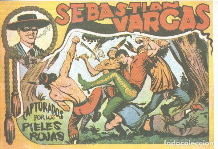 Comics : Facsimil: Sebastian Vargas el renegado numero 16 Capturados por los pieles rojas - Jose Ortiz