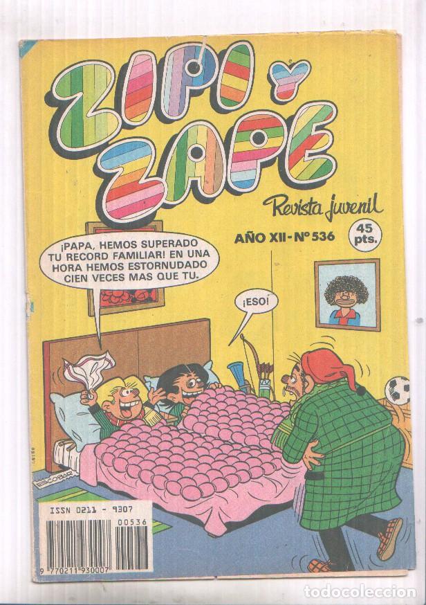 C&oacute;mics: Zipi y Zape semanal numero 536 (numerado 3 en trasera) - Varios